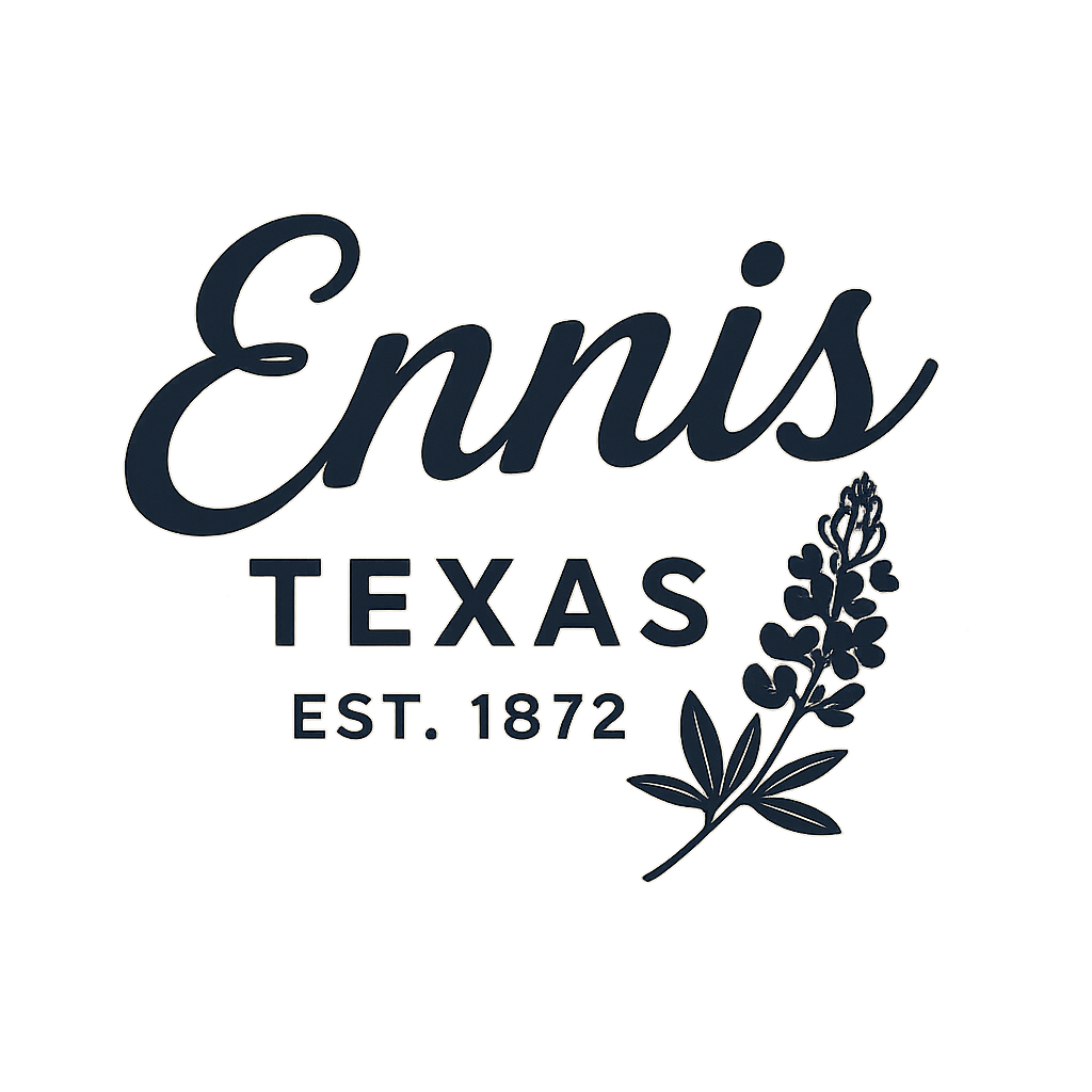 Ennis TX Script + Wildflower Stem