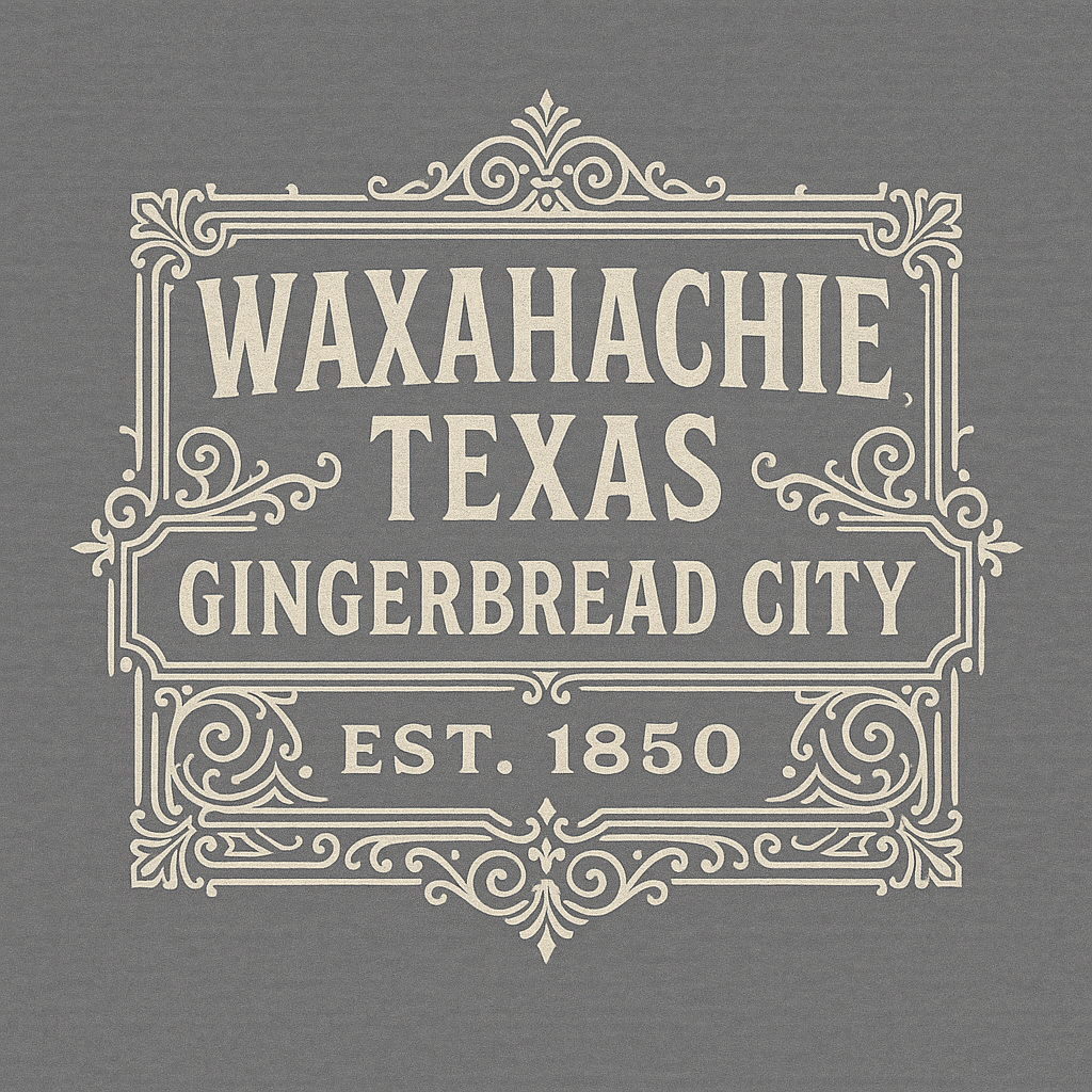 Waxahachie, TX - Gingerbread City Shirt Design