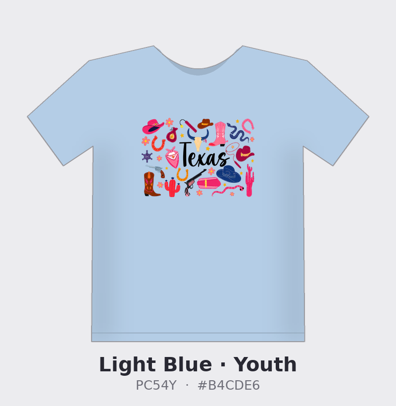 Pink Cowgirl Texas Tee (Youth)