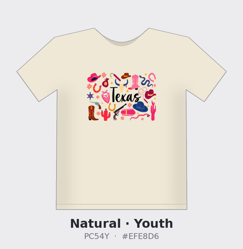 Pink Cowgirl Texas Tee (Youth)