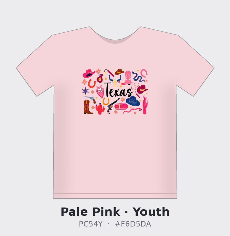 Pink Cowgirl Texas Tee (Youth)