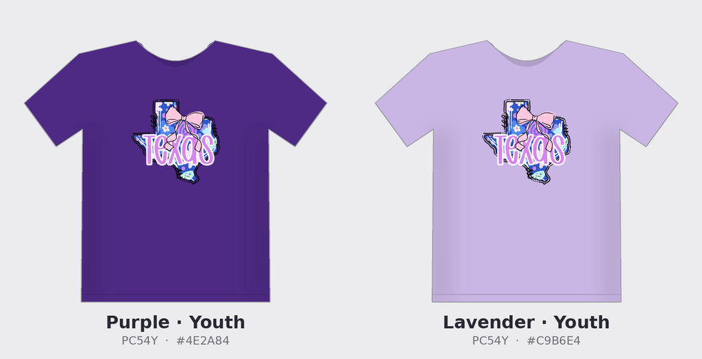 Texas Bow Tee – Kids