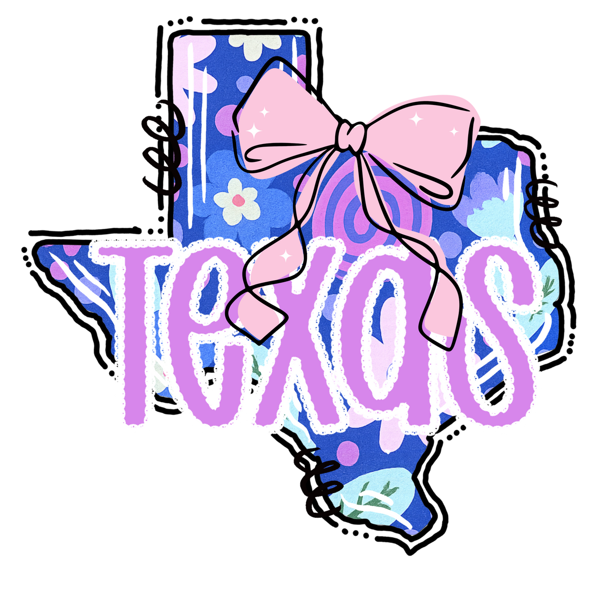 Texas Bow Tee – Kids
